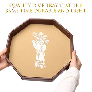 Dice Rolling Tray - Claw of the Ghoul - Octagonal